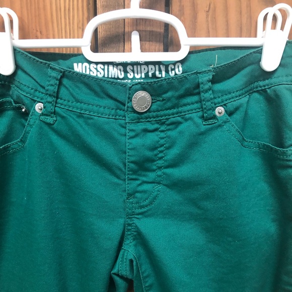 Mossimo Supply Co. size 5 green skinny jeans - Picture 5 of 7